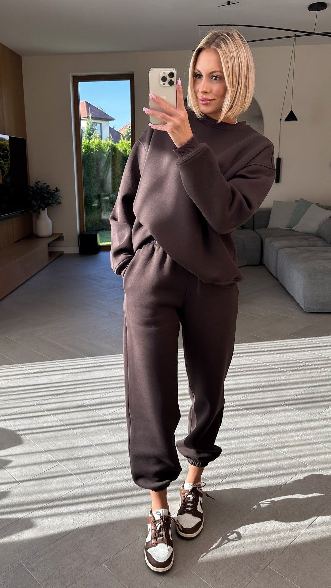 Conjunto holgado Vionza Warm Melange: comfort that envelops you.