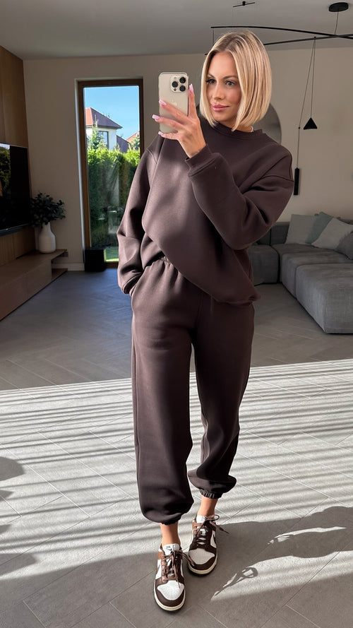 Conjunto holgado Vionza Warm Melange: comodidad que te envuelve.