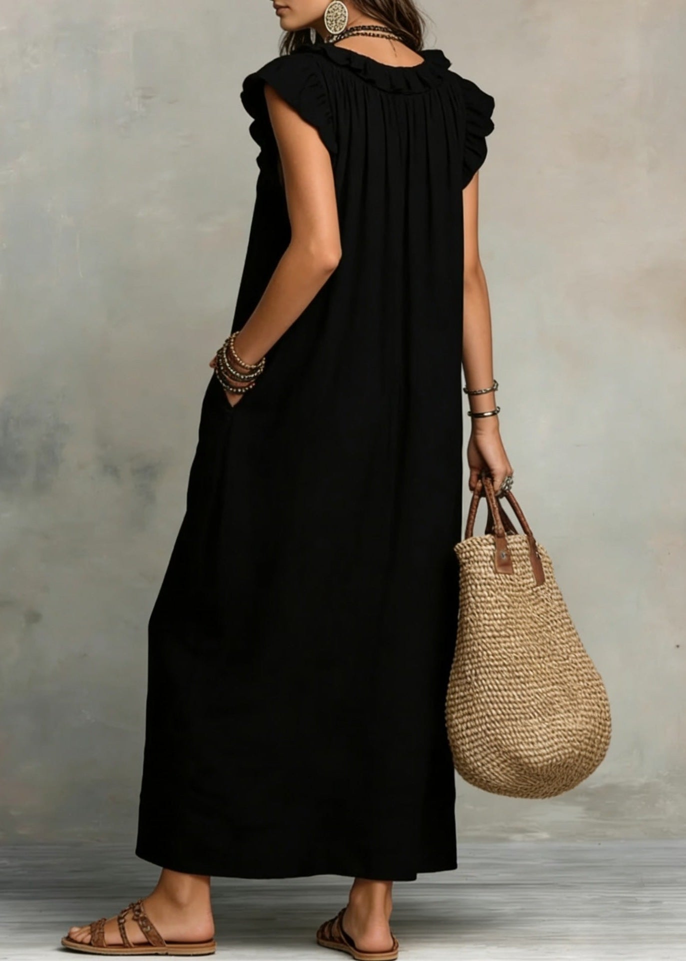 ÉLINA™ | Vestido Bohemio Fluido