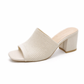 Sandalias de Tacón Ancho Vionza