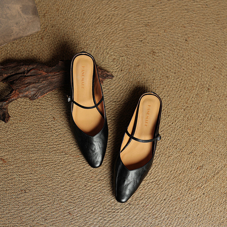 Vionza – Mules de piel auténtica, elegancia sin esfuerzo