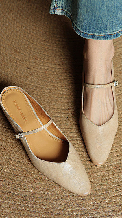 Vionza – Mules de piel auténtica, elegancia sin esfuerzo