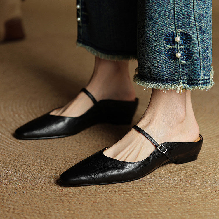 Vionza – Mules de piel auténtica, elegancia sin esfuerzo