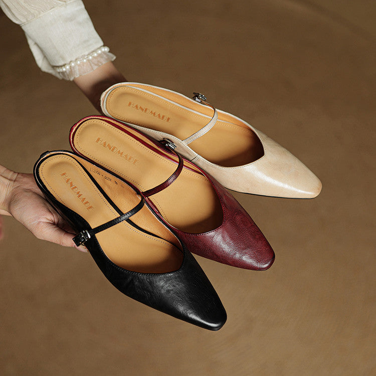 Vionza – Mules de piel auténtica, elegancia sin esfuerzo