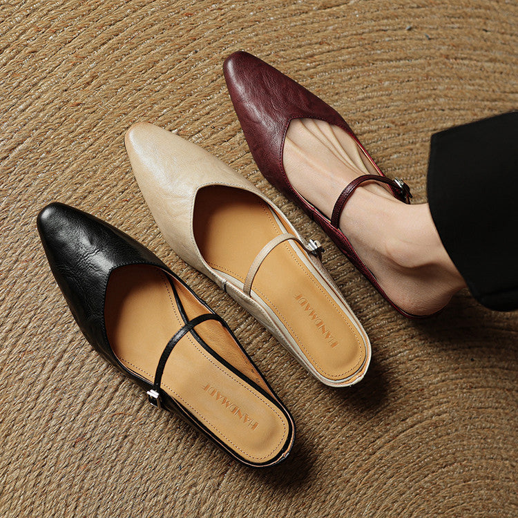 Vionza – Mules de piel auténtica, elegancia sin esfuerzo