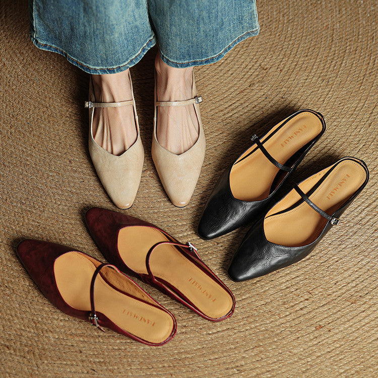 Vionza – Mules de piel auténtica, elegancia sin esfuerzo