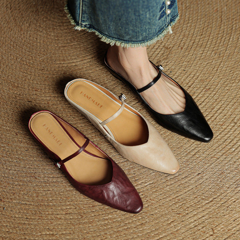 Vionza – Mules de piel auténtica, elegancia sin esfuerzo