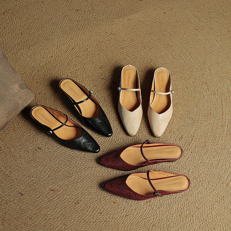 Vionza – Mules de piel auténtica, elegancia sin esfuerzo