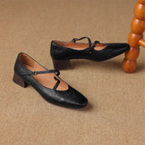 Zavella – Décolleté in Vera Pelle con Cinturini Incrociati