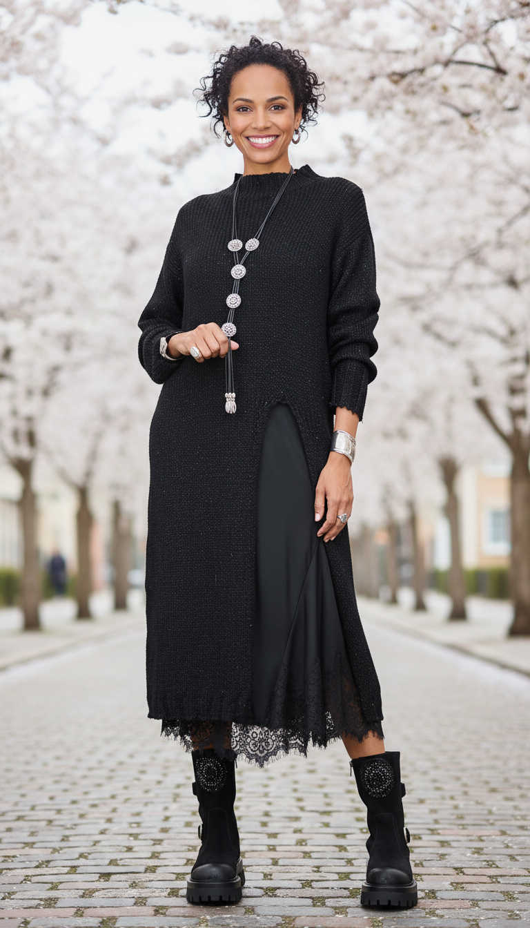Sleeveless dress + Casual outfit with a blouse